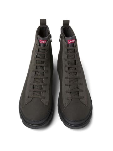 Camper Leder-Boots in Anthrazit