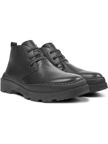 Camper Leder-Boots in Schwarz