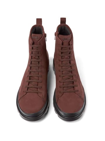 Camper Leder-Boots in Rot
