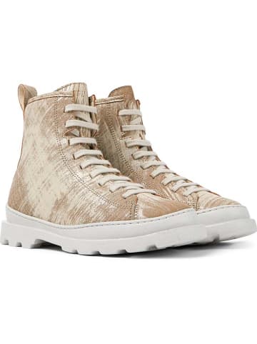 Camper Leren boots beige