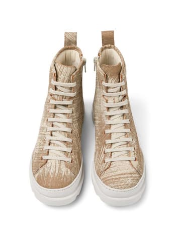 Camper Leder-Boots in Beige