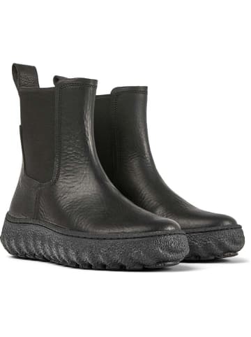 Camper Leder-Chelsea-Boots in Schwarz