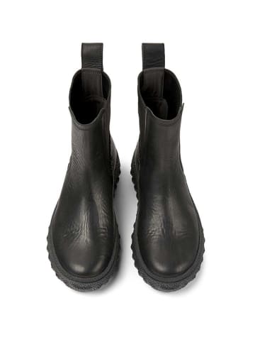 Camper Leder-Chelsea-Boots in Schwarz
