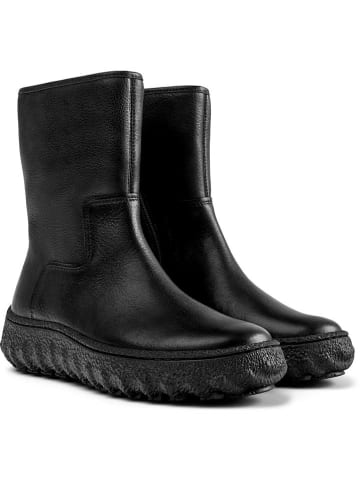 Camper Leder-Boots in Schwarz