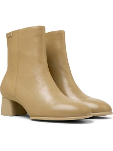Camper Leder-Stiefeletten in Beige