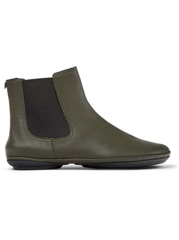 Camper Leren chelseaboots kaki