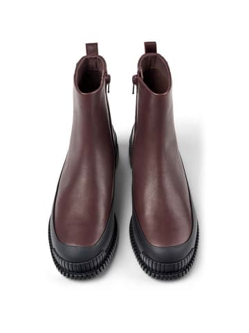 Camper Leder-Boots in Rot