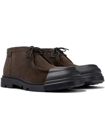 Camper Leder-Schnürschuhe in Braun