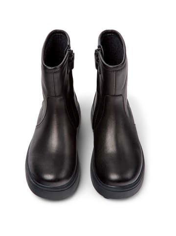 Camper Leder-Boots in Schwarz