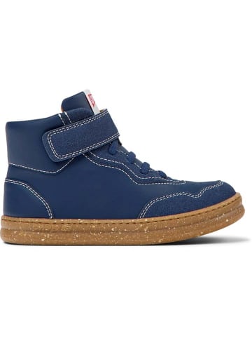 Camper Leder-Boots in Dunkelblau