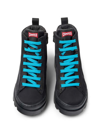 Camper Leren boots zwart