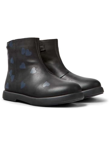 Camper Leder-Boots in Schwarz