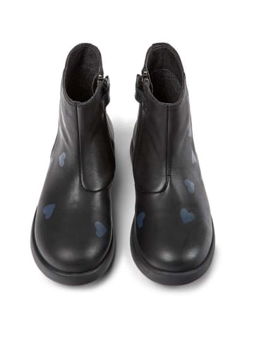 Camper Leder-Boots in Schwarz