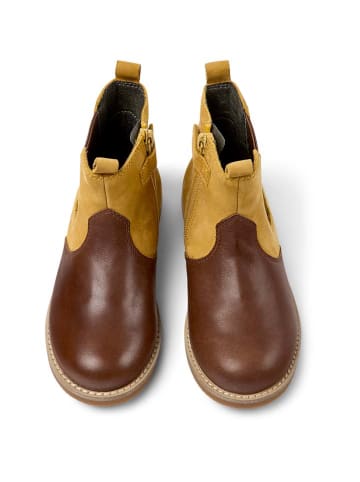 Camper Leren boots lichtbruin/bruin