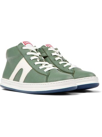 Camper Leder-Sneakers in Khaki