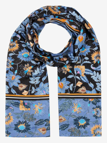 More & More Sjaal zwart/blauw