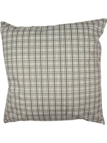 Clayre & Eef Kussensloop "Boom" beige/groen - (L)45 x (B)45 cm