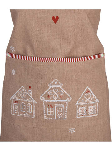 Clayre & Eef Schort beige - (L)85 x (B)70 cm