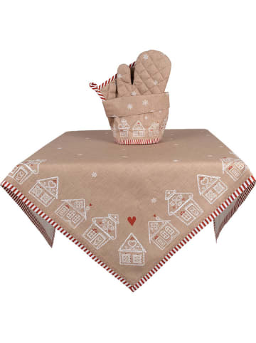 Clayre & Eef Broodmand beige - (H)16 x Ø 15 cm