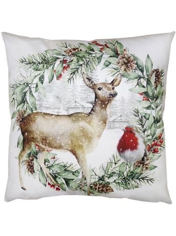 Clayre & Eef Kussensloop "Hert meerkleurig - (L)45 x (B)45 cm