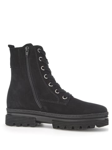 Gabor Leder-Boots in Schwarz