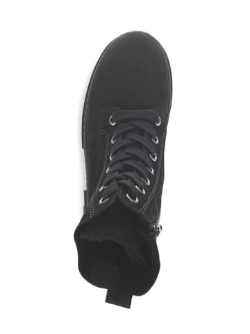 Gabor Leder-Boots in Schwarz