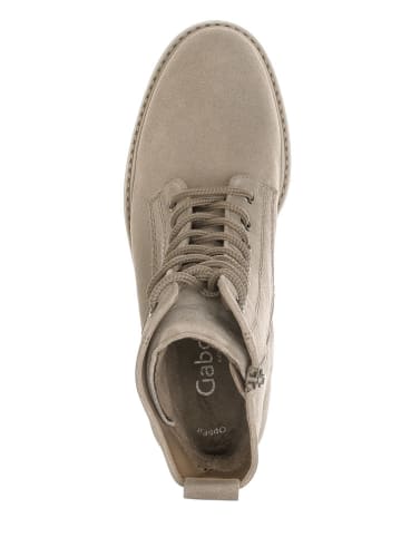 Gabor Leder-Boots in Beige