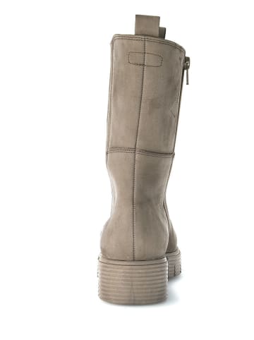 Gabor Leder-Stiefeletten in Beige
