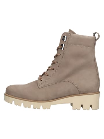 Gabor Leder-Boots in Beige