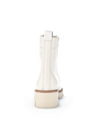 Gabor Leder-Boots in Creme