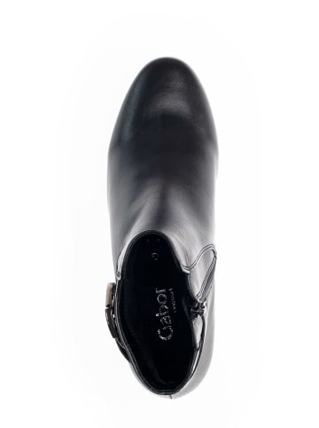 Gabor Leder-Stiefeletten in Schwarz