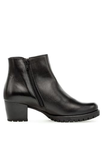 Gabor Leder-Stiefeletten in Schwarz
