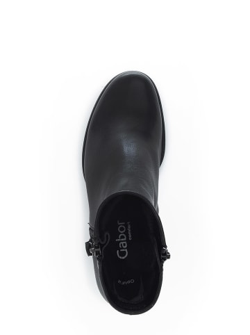 Gabor Skórzane kozaki w kolorze czarnym
