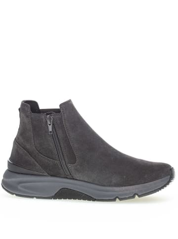 Gabor Leder-Boots in Anthrazit