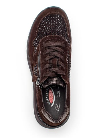 Gabor Leder-Sneakers in Braun