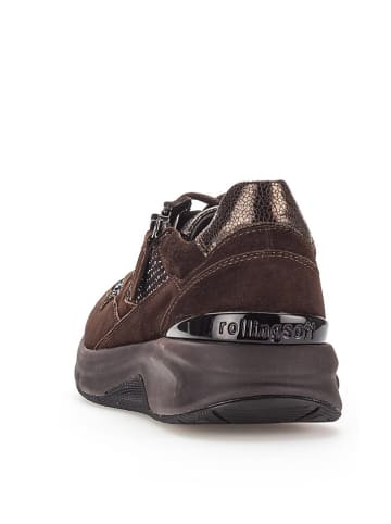 Gabor Leren sneakers bruin