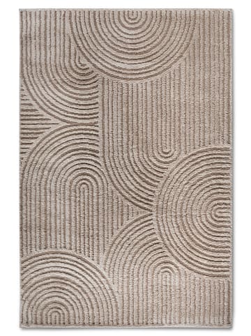 Elle Decoration Hochflor-Teppich "Chappe" in Beige