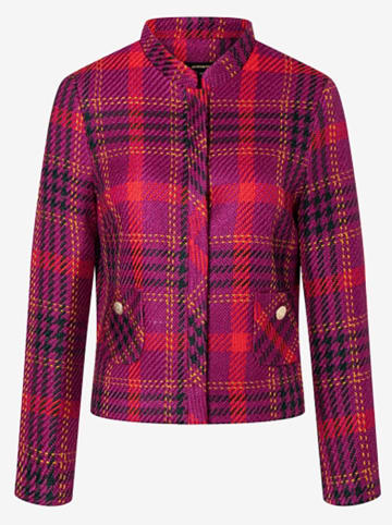 More & More Jacke in Lila/ Rot