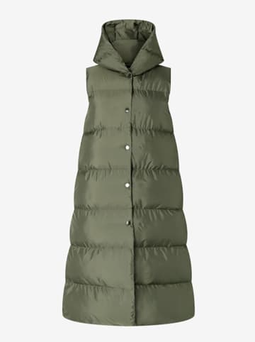More & More Doorgestikte bodywarmer olijfgroen
