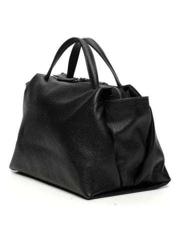 maison héritage PARIS Leren shopper "Emerald" zwart - (B)48 x (H)28 x (D)22 cm