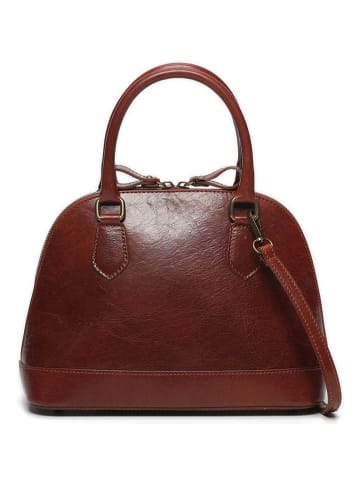 maison héritage PARIS Leren handtas "Yasuo" bruin - (B)30 x (H)23 x (D)12 cm