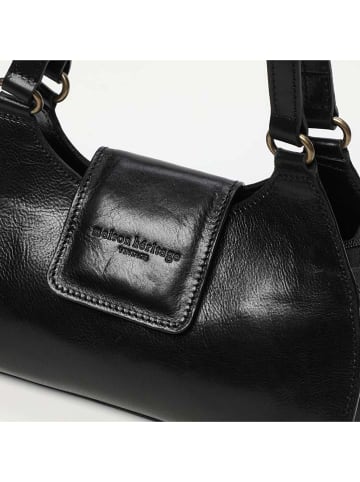 maison héritage PARIS Leren schoudertas "Alina" zwart - (B)32 x (H)19 x (D)9 cm