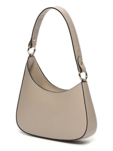 maison héritage PARIS Leder-Schultertasche "Aline" in Beige - (B)27 x (H)21 x (T)6 cm