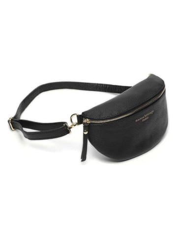 maison héritage PARIS Leren borstbuidel "Kimi" zwart - (B)28 x (H)15 x (D)5 cm