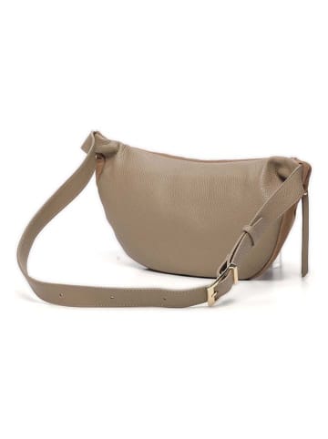 maison héritage PARIS Leren borstbuidel "Rachel" beige - (B)34 x (H)17 cm