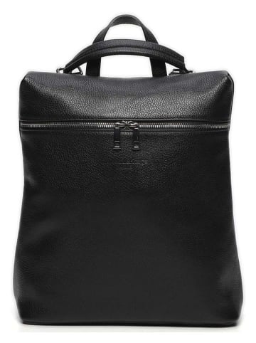 maison héritage PARIS Leren rugzak "Livia" zwart - (B)32 x (H)35 x (D)12 cm