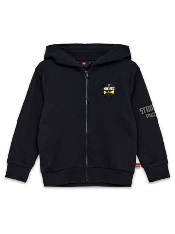 LEGO Sweatjacke in Schwarz