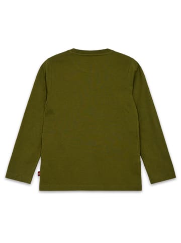 LEGO Longsleeve in Khaki/ Rot