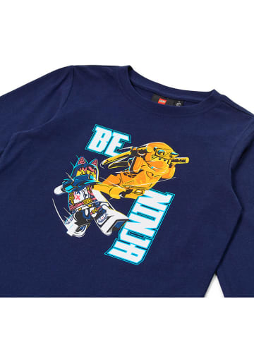 LEGO Longsleeve in Dunkelblau/ Gelb
