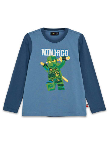 LEGO Longsleeve in Blau/ Grün
